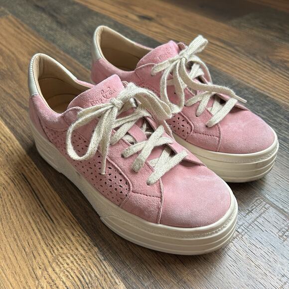 Bos. & Co. Shoes - Bos & Co Lotta Platform Sneaker Women's Pink Suede EU 36